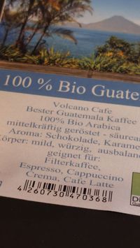 Gold Pr&auml;mierter Bio Kaffee